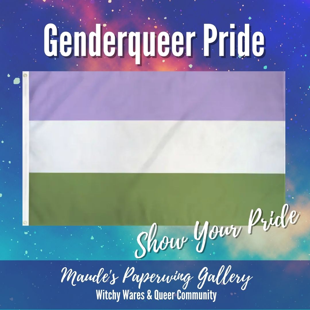 Genderqueer Pride Flag – Maude's Paperwing Gallery