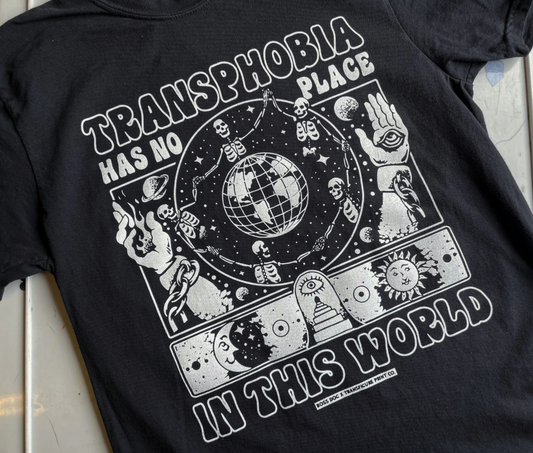 Transphobia Has No Place in This World Shirt