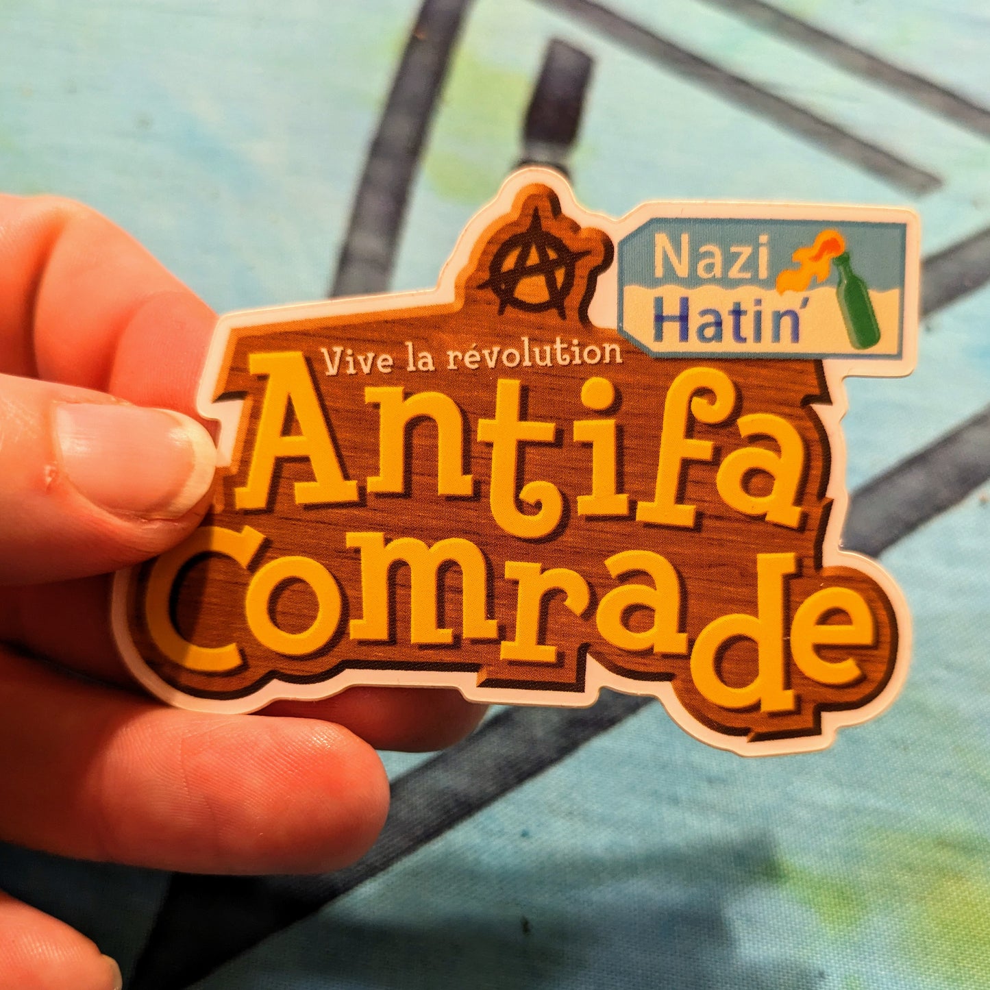 Antifa Comrade Sticker