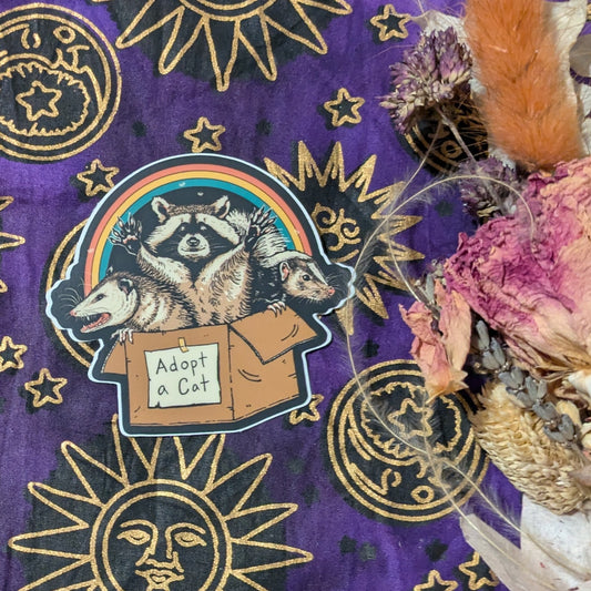 Forbidden Cats Sticker