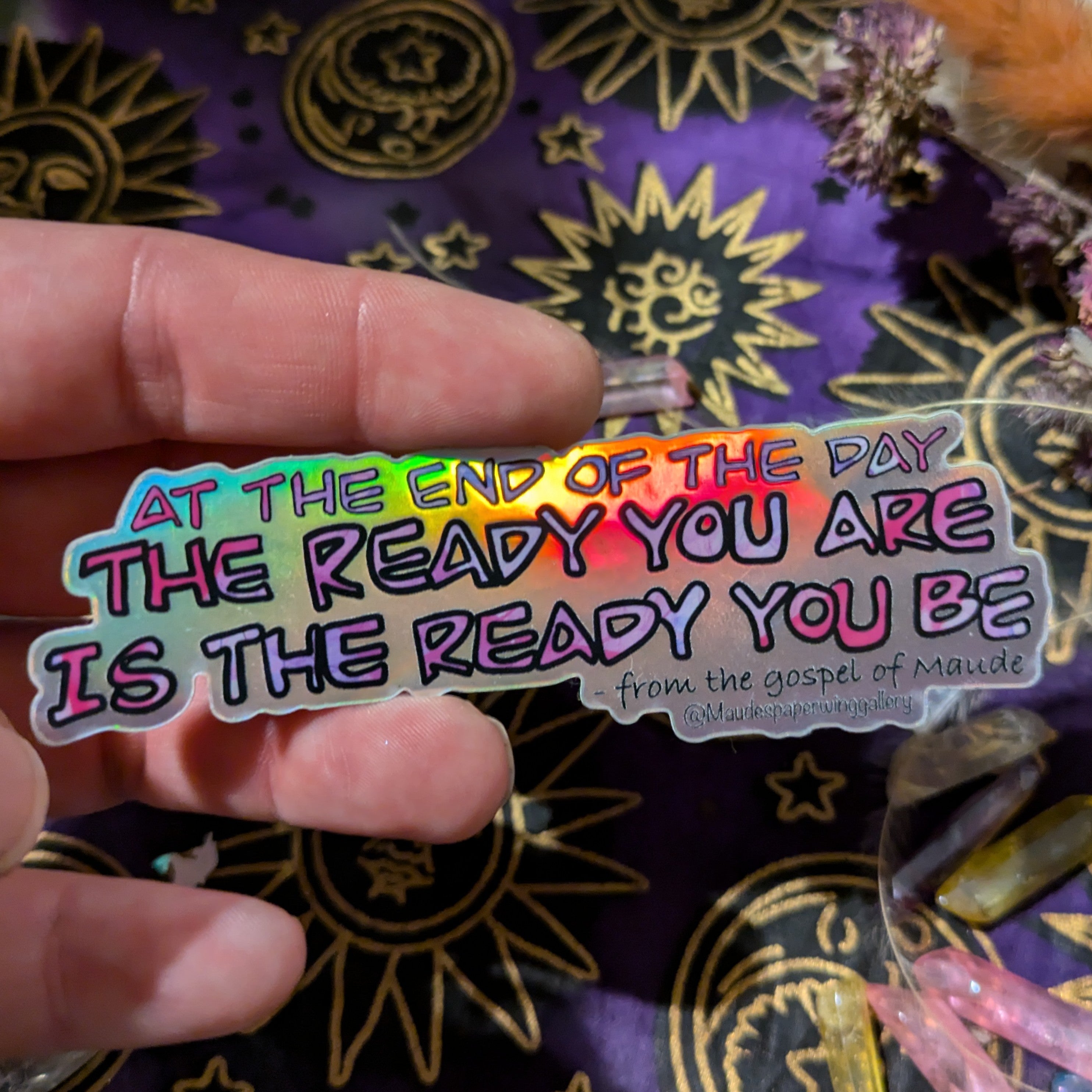 The Ready You Are Sticker – Maude's Paperwing Gallery