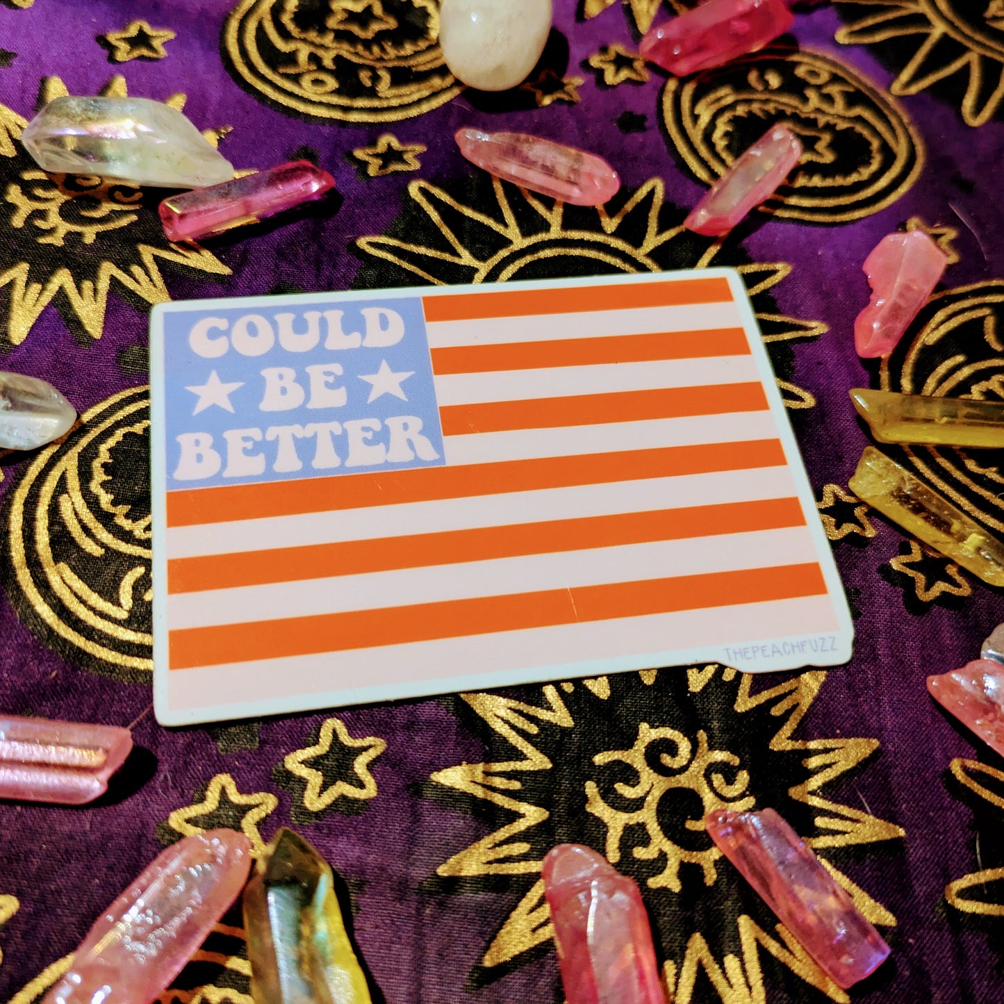 Could Be Better American Flag Sticker