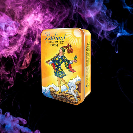 Radiant Rider-Waite Tarot in a Tin