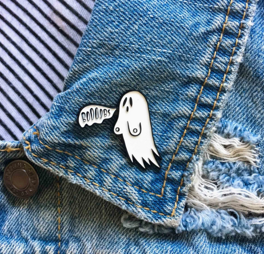 Boooobs Ghost Pin
