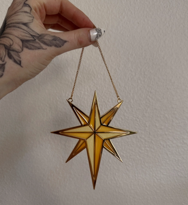 Eight Point Star Suncatcher