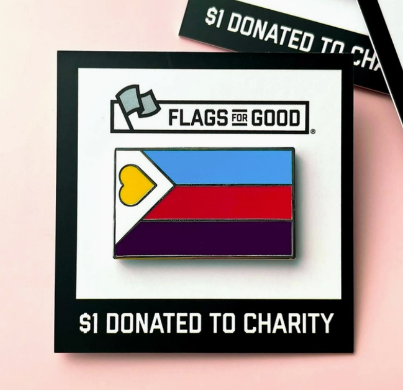 Polyamory (Polyam) Pride Flag Enamel Pin