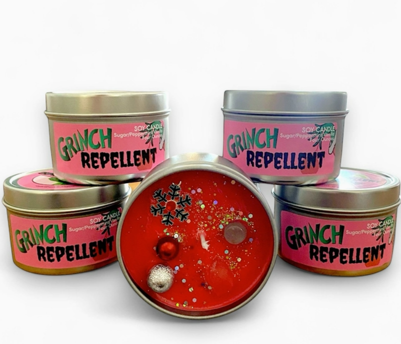 Grinch Repellent 4oz Candle