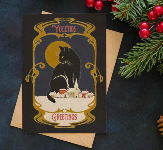 Yule Cat Christmas Card