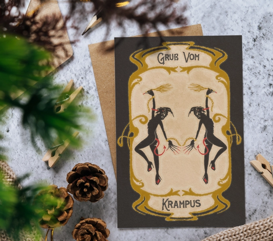 Gruss Von Krampus Card