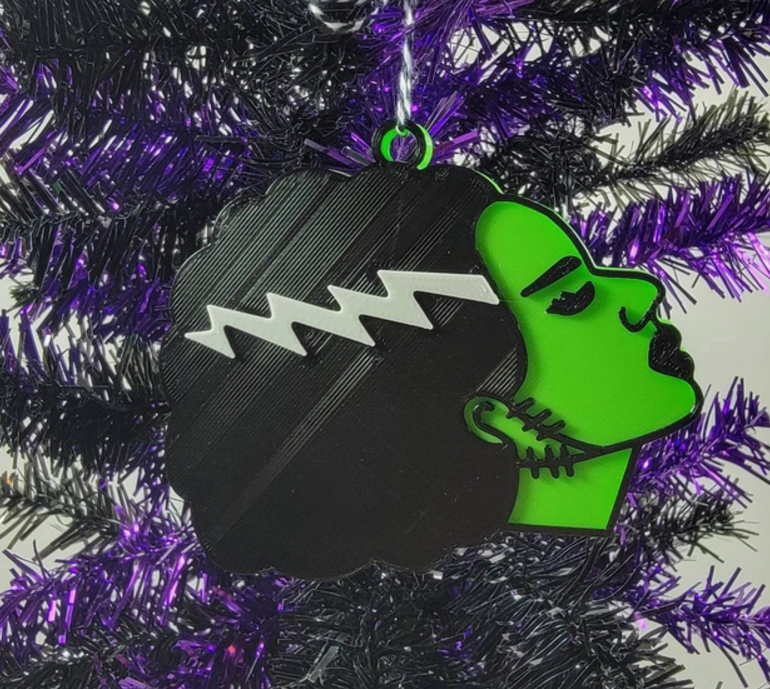 Monster Bride Christmas Ornament