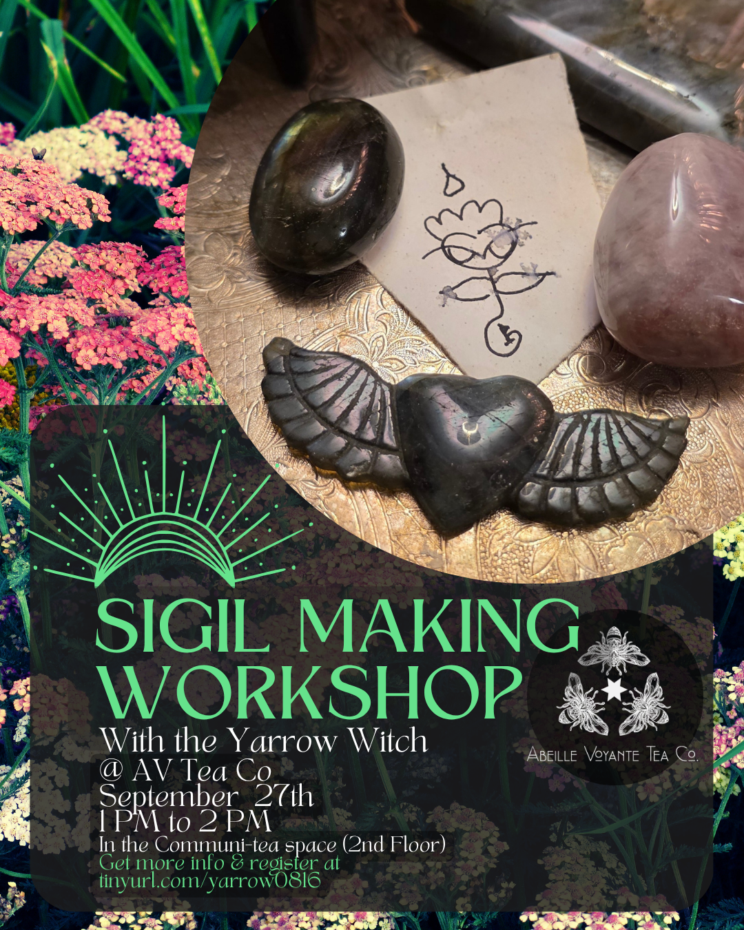Sigil Workshop with the Yarrow Witch - September 27th