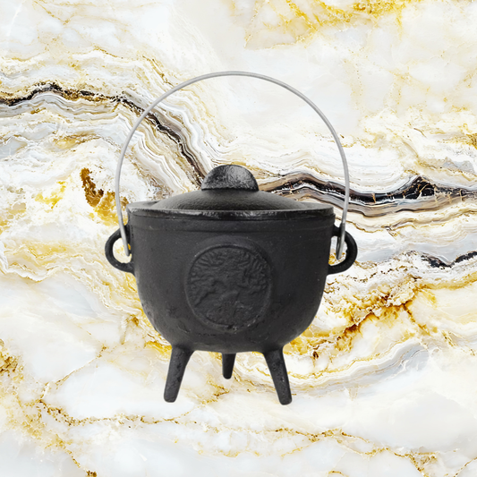 Wide Mouth Caldron with Tree of Life