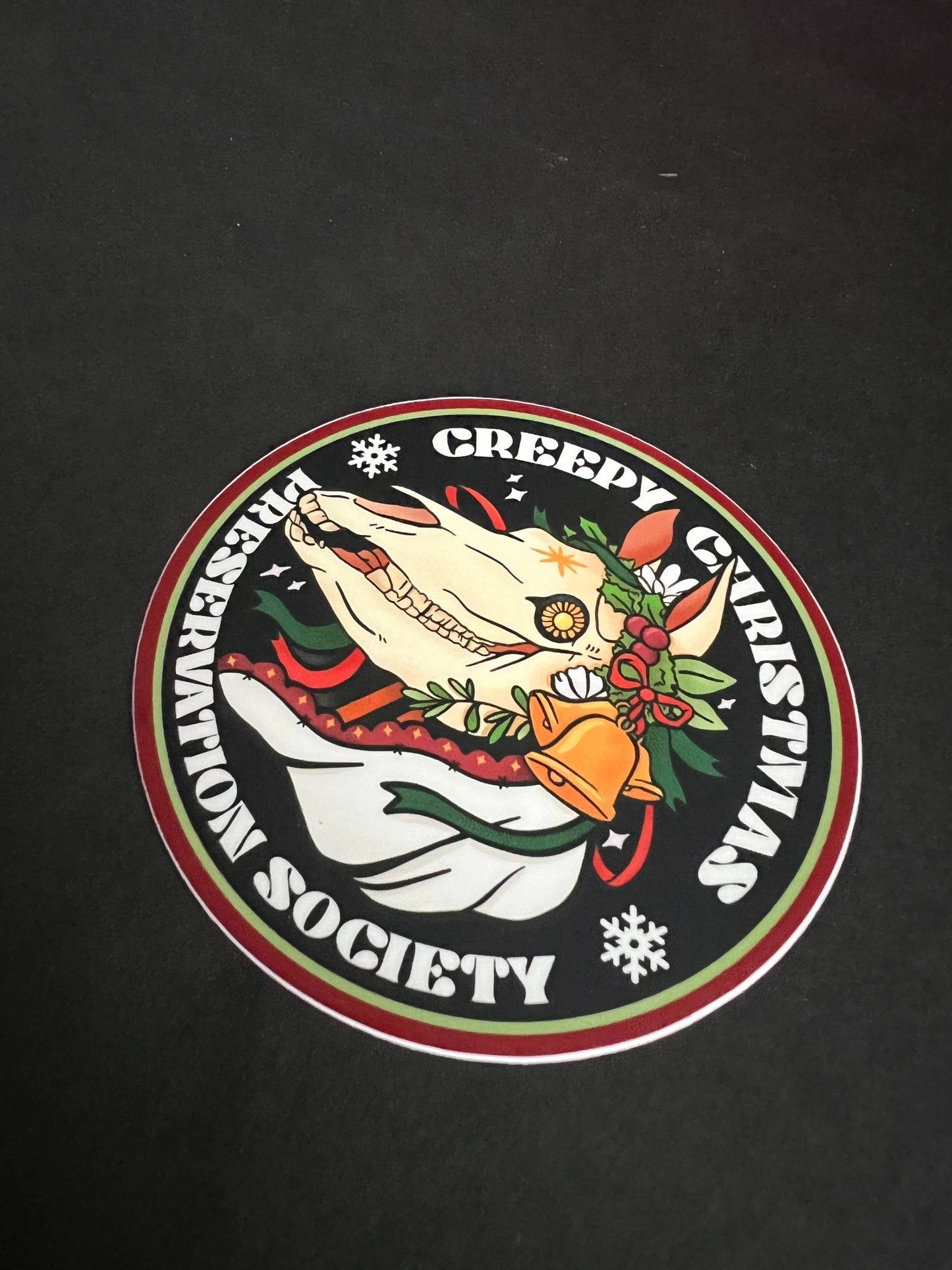 Creepy Christmas Preservation Society Sticker
