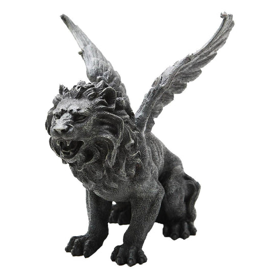 Winged Lion Gargoyle Statue
