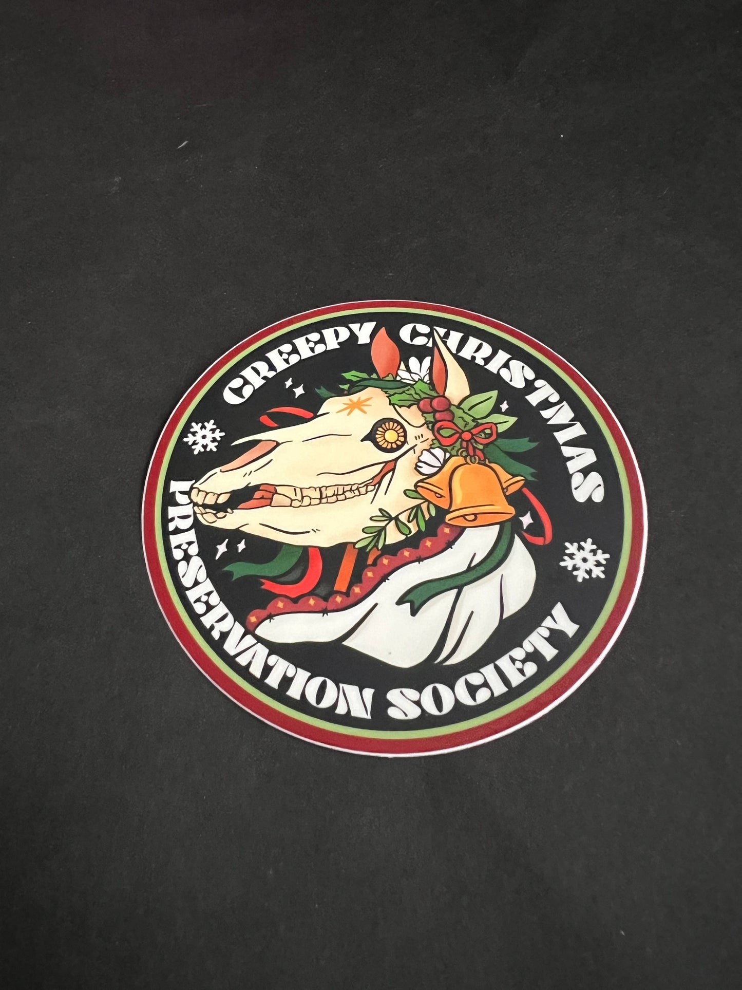 Creepy Christmas Preservation Society Sticker