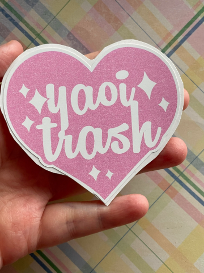 Yaoi Trash Sticker