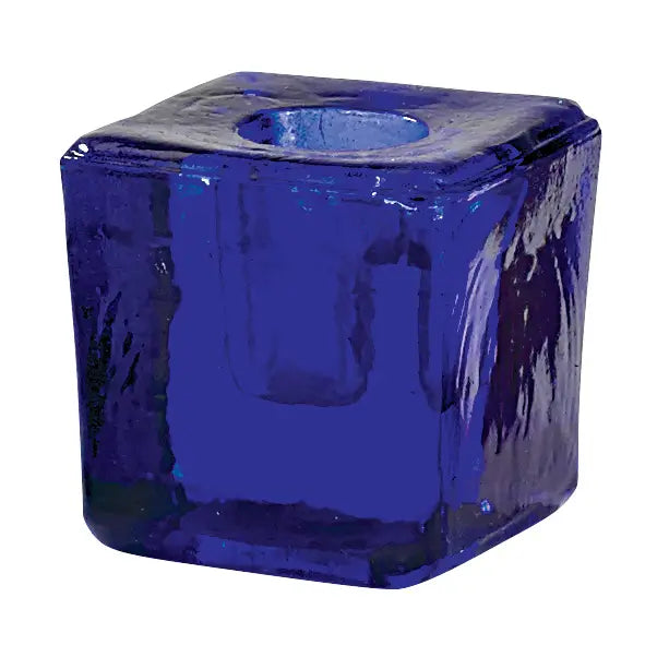 Glass Cube Spell Candle Holder