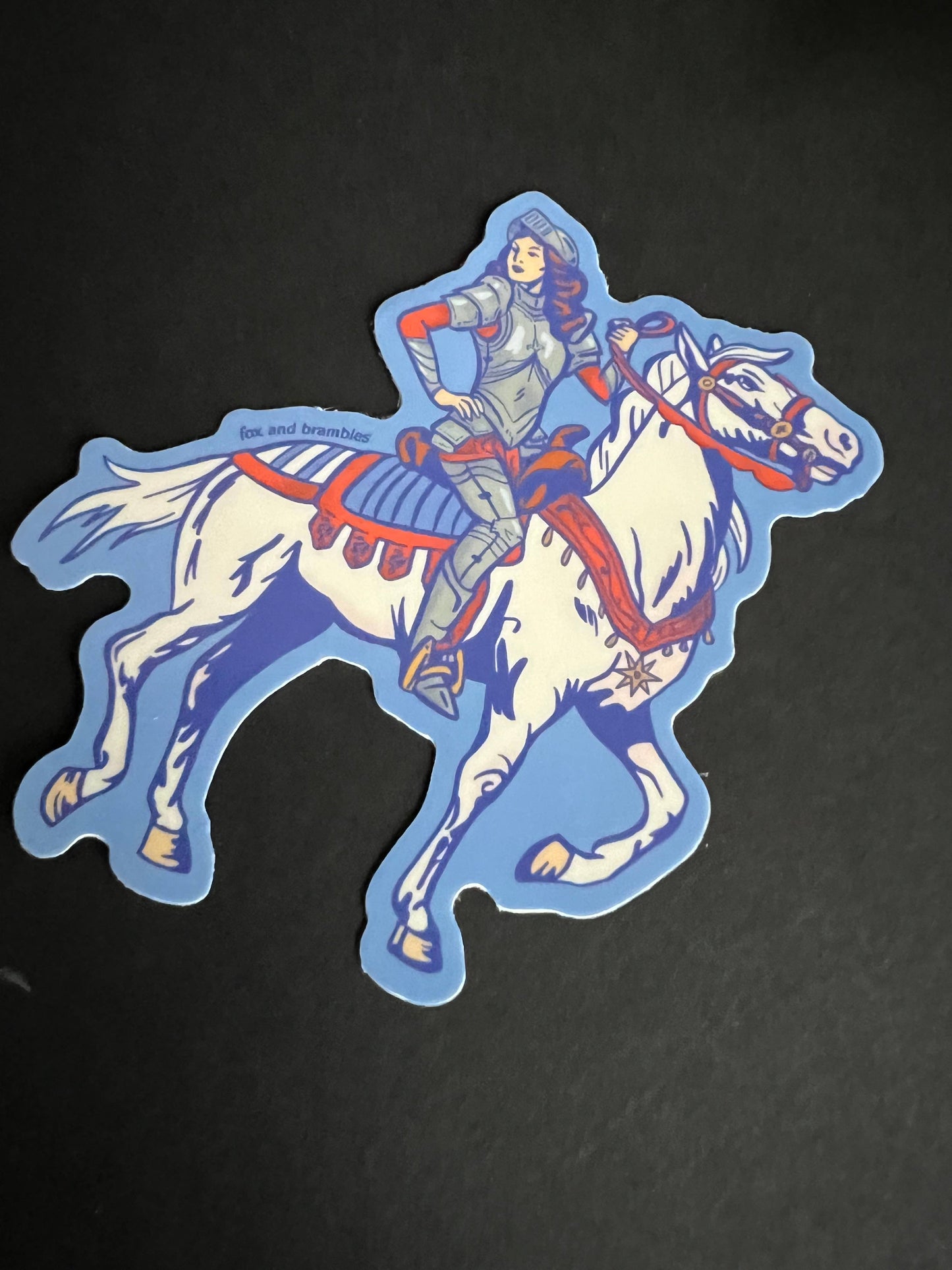 Lady Knight Sticker