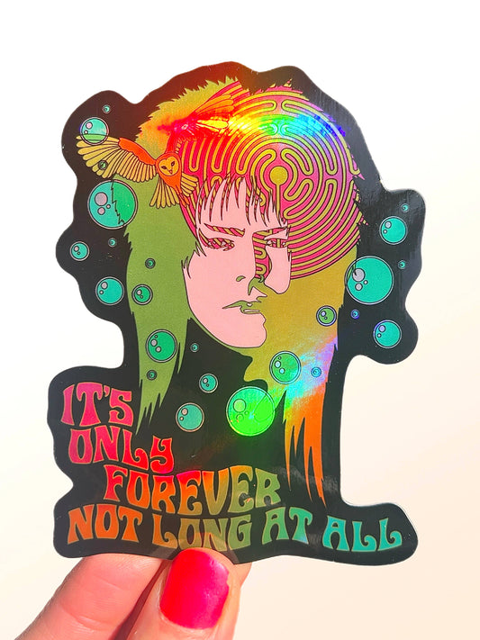 Labyrinth David Bowie Hologram Sticker