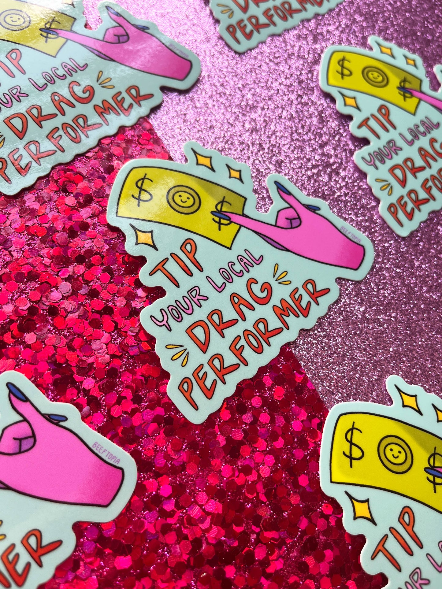 Tip Your Local Drag Performer Sticker