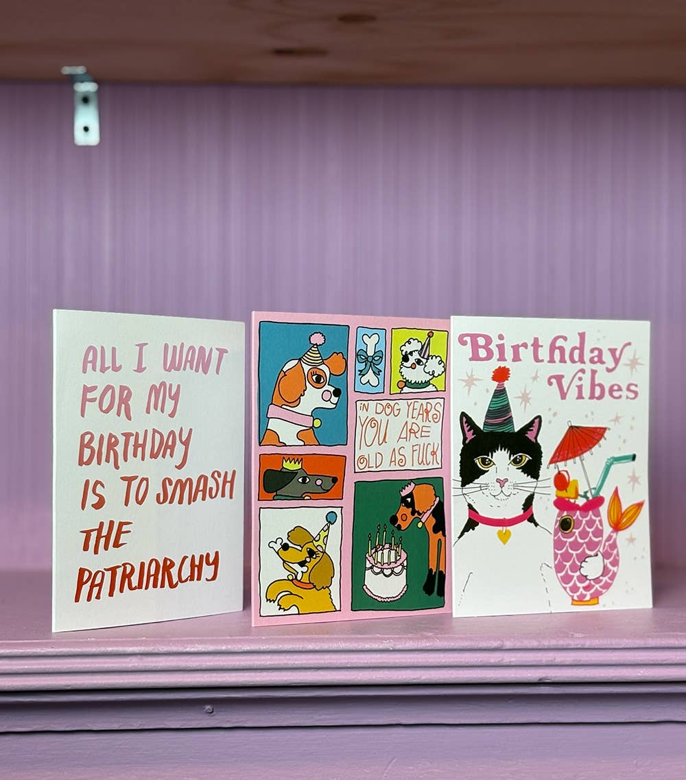 Dog Years Birthday Card
