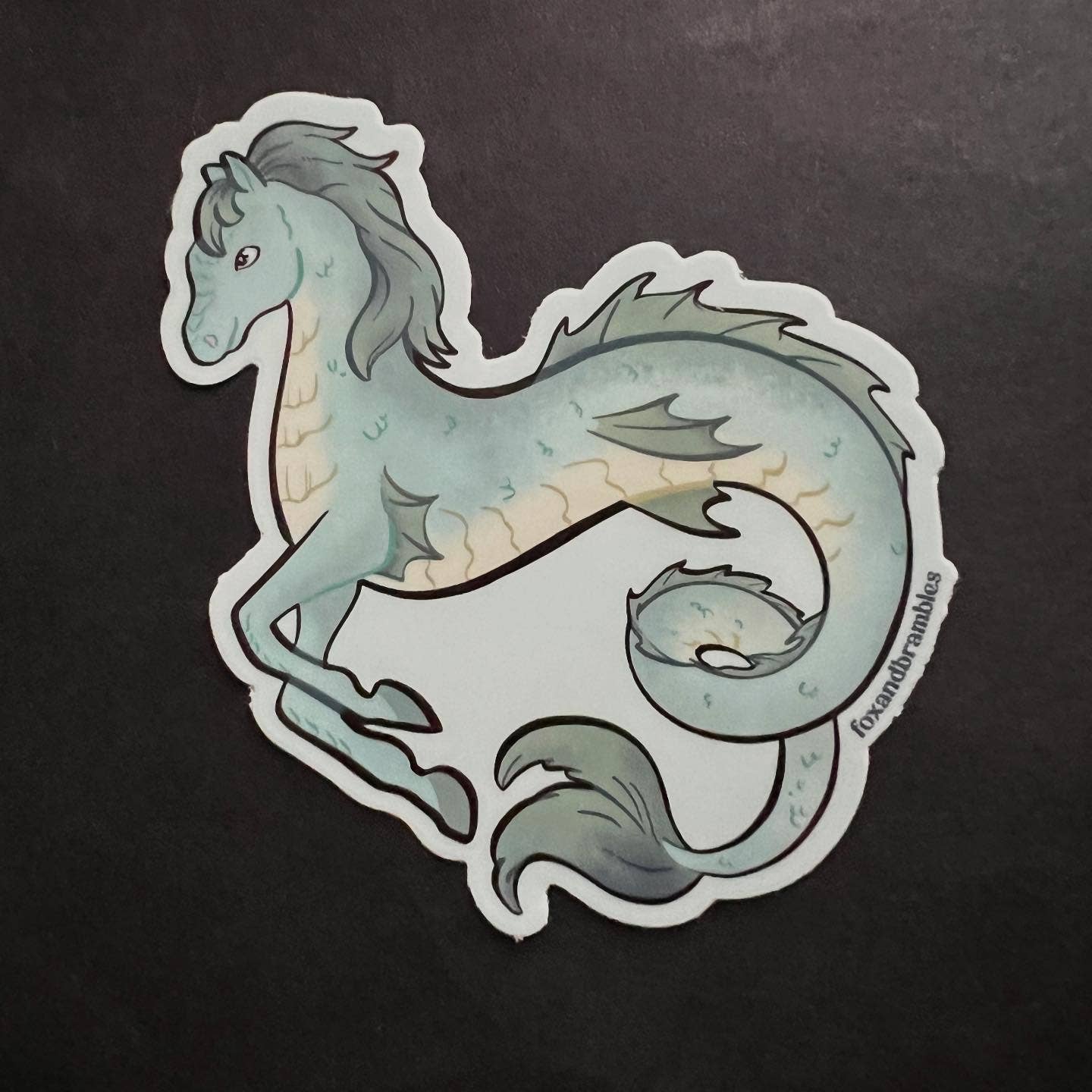 Kelpie Seahorse Cryptid Sticker
