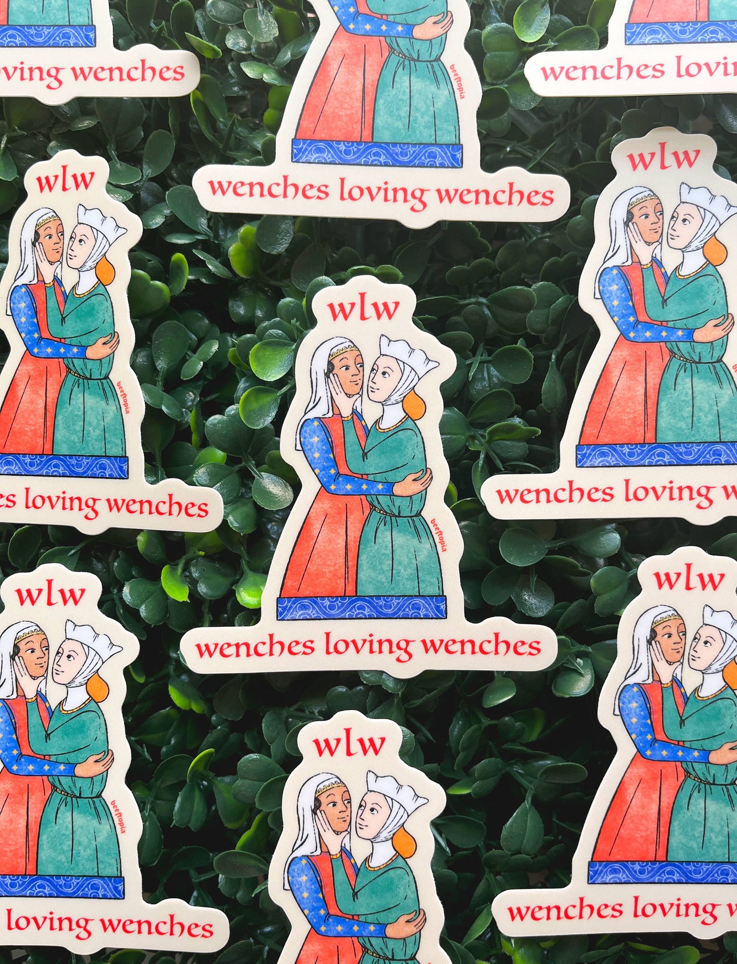 WLW Wenches Loving Wenches Sticker