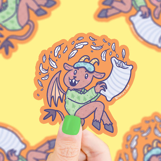 Jersey Devil Cryptid Mythical Vinyl Sticker