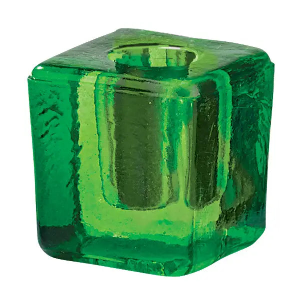 Glass Cube Spell Candle Holder