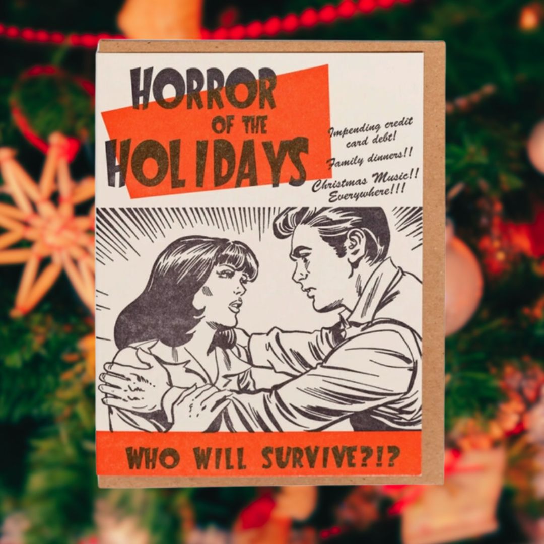 Horror Holidays Greeting Card
