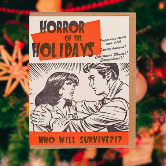 Horror Holidays Greeting Card