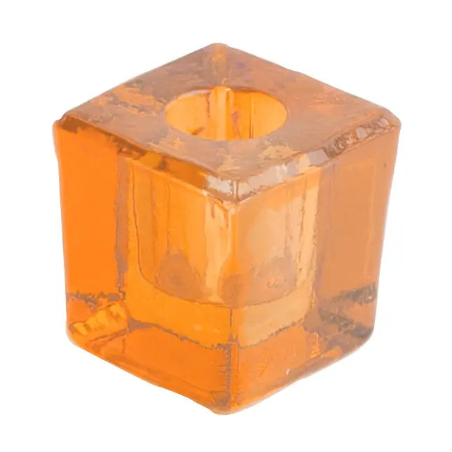 Glass Cube Spell Candle Holder