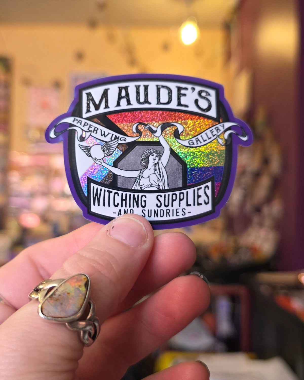 MPG Witching Supplies Logo with Pride Flag