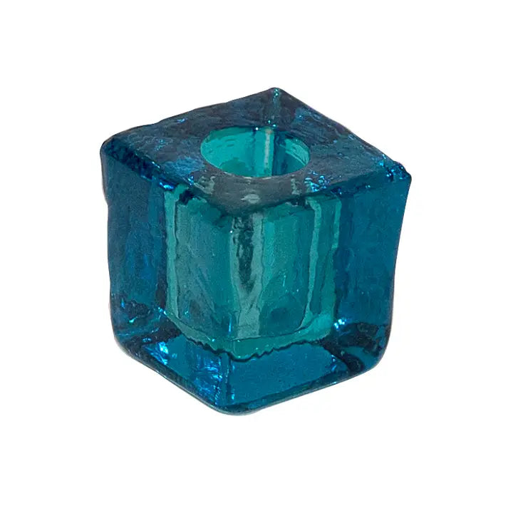Glass Cube Spell Candle Holder